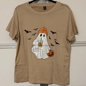 SHEIN Beige Graphic Tee